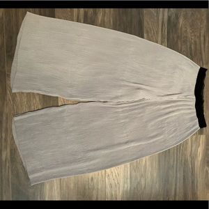 Baby blue pleated pants